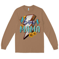 Toasted Coconut Boy mama lightning bold mother's day Long Sleeve Tee - HowdyJamesFarm