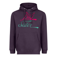 Big Sister Love Big Sis Gift Ba Heavyweight Hoodie | Teevron