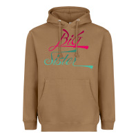 Toasted Coconut Big Sister love Big Sis Gift ba Heavyweight Hoodie - minhPixels