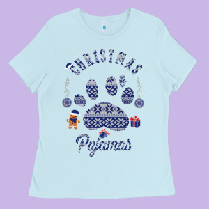 Christmas Pajamas Ladies Tee Designed By Bettercallsaul