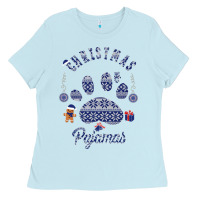 Baby Blue Christmas Pajamas Ladies Tee - Bettercallsaul