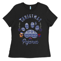 Black Christmas Pajamas Ladies Tee - Bettercallsaul