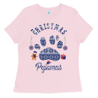 Bubblegum Pink Christmas Pajamas Ladies Tee - Bettercallsaul