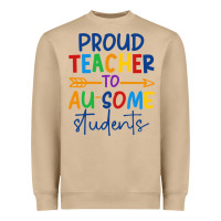 Mushroom Proud teacher to au-some students Heavyweight Sweatshirt - CowhideDigitalArt