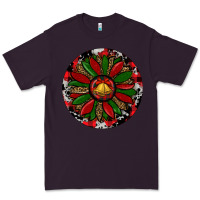 Plum Sunflower Christmas Premium Tee - RanaPortraitStore