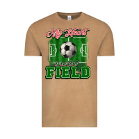 Vintage Camel My heart is on that court Soccer Vintage Tee - HowdyJamesFarm