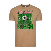 Vintage Coffee My heart is on that court Soccer Vintage Tee - HowdyJamesFarm