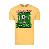 Vintage Mustard My heart is on that court Soccer Vintage Tee - HowdyJamesFarm