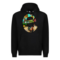 Black farm life alphabet lowercase letters e Premium Hoodie - BundleAndBundleShop