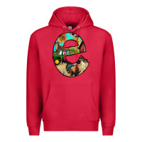Cardinal farm life alphabet lowercase letters e Premium Hoodie - BundleAndBundleShop