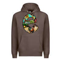 Coffee farm life alphabet lowercase letters e Premium Hoodie - BundleAndBundleShop