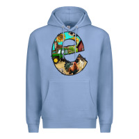 Colony Blue farm life alphabet lowercase letters e Premium Hoodie - BundleAndBundleShop
