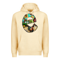 Pina Colada farm life alphabet lowercase letters e Premium Hoodie - BundleAndBundleShop