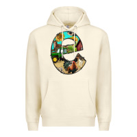 Sandshell farm life alphabet lowercase letters e Premium Hoodie - BundleAndBundleShop