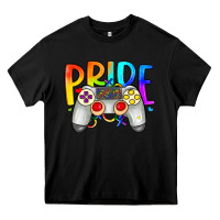 Black pride gaymer Heavy Core Tee - Artiststas