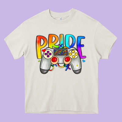 Pride Gaymer Heavy Core Tee Designed By Artiststas