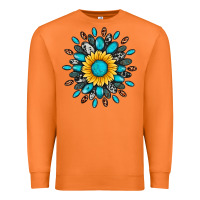 Carrot gemstone sunflower Premium Sweatshirt - Artiststas