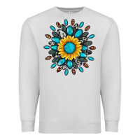 Dove Grey gemstone sunflower Premium Sweatshirt - Artiststas