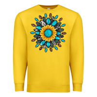 Lemon gemstone sunflower Premium Sweatshirt - Artiststas