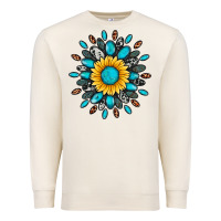 Sandshell gemstone sunflower Premium Sweatshirt - Artiststas