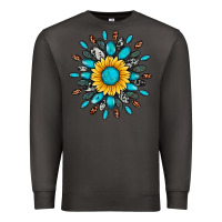 Smoke gemstone sunflower Premium Sweatshirt - Artiststas