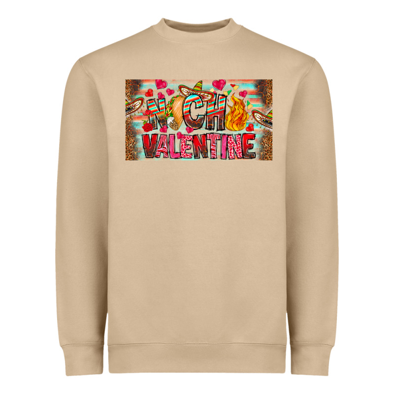 Nach Valentine Heavyweight Sweatshirt by CowhideDigitalArt | Teevron