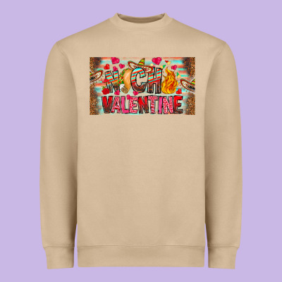 Nach Valentine Heavyweight Sweatshirt Designed By Cowhidedigitalart
