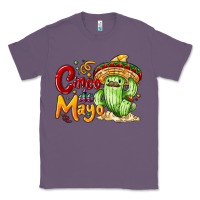 Lavender Cinco de mayo with cactus Classic Tee - NancyCooperArtShop