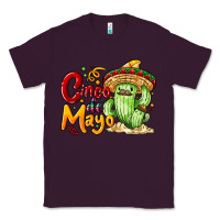 Plum Cinco de mayo with cactus Classic Tee - NancyCooperArtShop