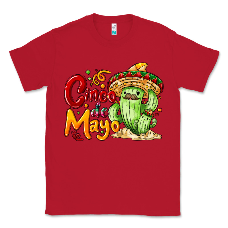 Cinco De Mayo With Cactus Classic Tee by NancyCooperArtShop | Teevron