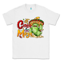 White Cinco de mayo with cactus Classic Tee - NancyCooperArtShop