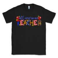 Black all american teacher Classic Tee - Artiststas