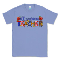 Colony Blue all american teacher Classic Tee - Artiststas