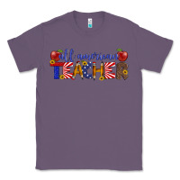 Lavender all american teacher Classic Tee - Artiststas
