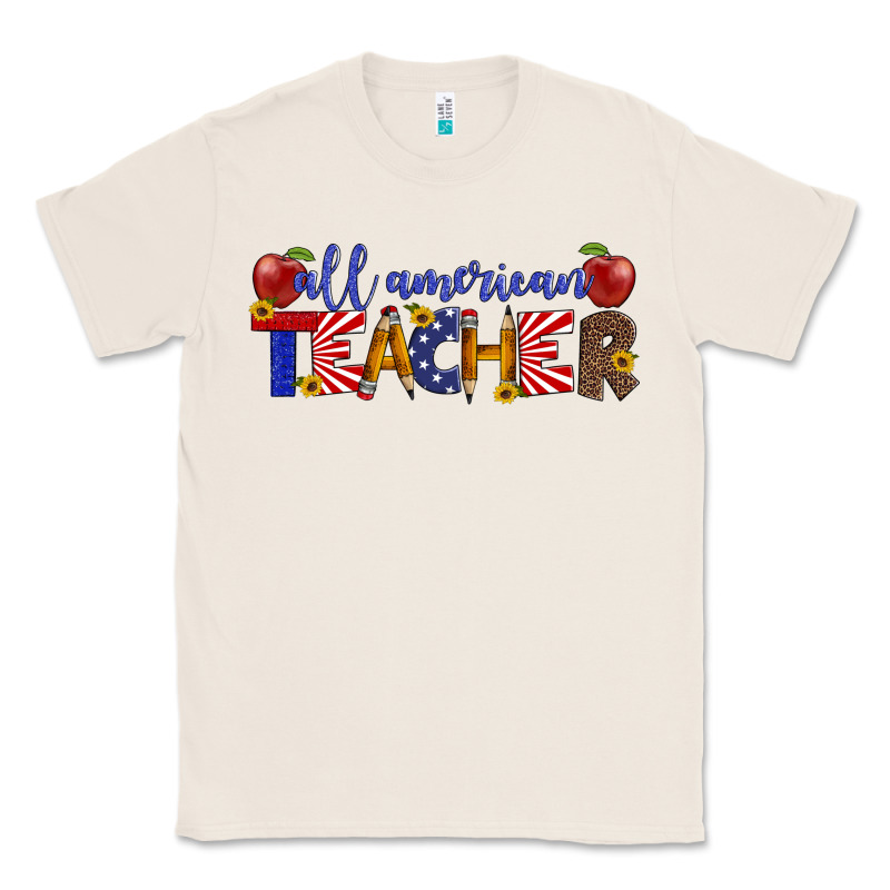 All American Teacher Classic Tee by Artiststas | Teevron