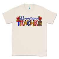 Natural all american teacher Classic Tee - Artiststas