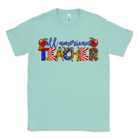 Seafoam all american teacher Classic Tee - Artiststas