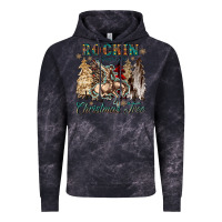 Cloud Black rockin around the christmas tree Vintage Hoodie - CowGirlArtShop