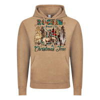 Vintage Coffee rockin around the christmas tree Vintage Hoodie - CowGirlArtShop