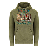 Vintage Olive rockin around the christmas tree Vintage Hoodie - CowGirlArtShop