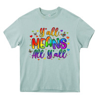 Arona y all means all y all Heavy Core Tee - Artiststas