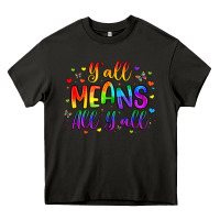 Asphalt y all means all y all Heavy Core Tee - Artiststas