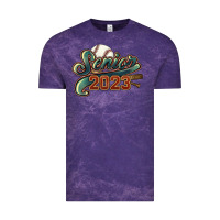 Cloud Purple Senior 2023 baseball Vintage Tee - HowdyJamesFarm