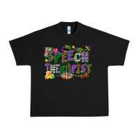 Black speech therapist mardi gras cowgirl Urban Heavy Tee - CowGirlArtShop