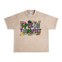 French Oak speech therapist mardi gras cowgirl Urban Heavy Tee - CowGirlArtShop