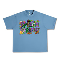 Pebble Blue speech therapist mardi gras cowgirl Urban Heavy Tee - CowGirlArtShop