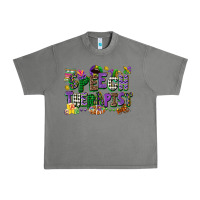 Tornado speech therapist mardi gras cowgirl Urban Heavy Tee - CowGirlArtShop