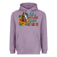Lavender just a girl who loves horses Heavyweight Hoodie - Artiststas