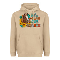 Mushroom just a girl who loves horses Heavyweight Hoodie - Artiststas
