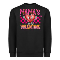 Black Mamas Valentine Heavyweight Sweatshirt - CowhideDigitalArt